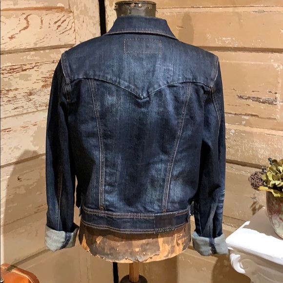 kensie denim jacket - Picture 2 of 3